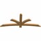 Ekena Millwork Davenport Rough Sawn Timber Gable Bracket, Western Red Cedar, 72"W x 30"H x 2"D x 4"F, 10/12 Pitch GBW072X30X0204DAV00RWR - alternate 3